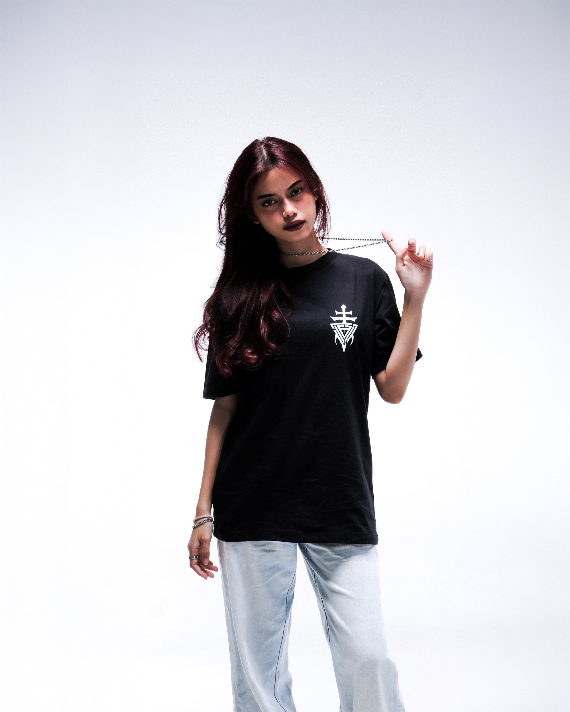 Anubis II - Oversized Tshirt Black