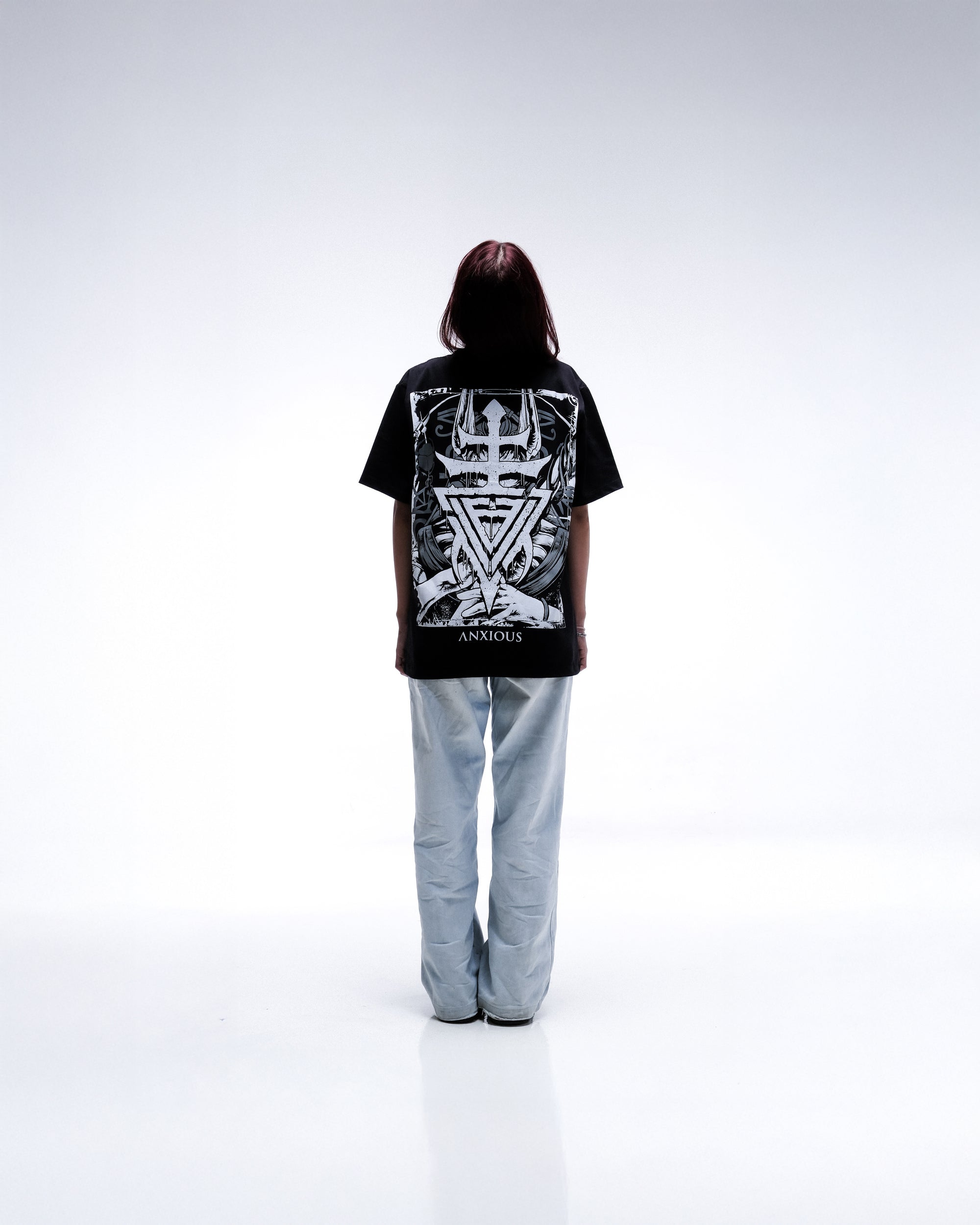 Anubis II - Oversized Tshirt Black