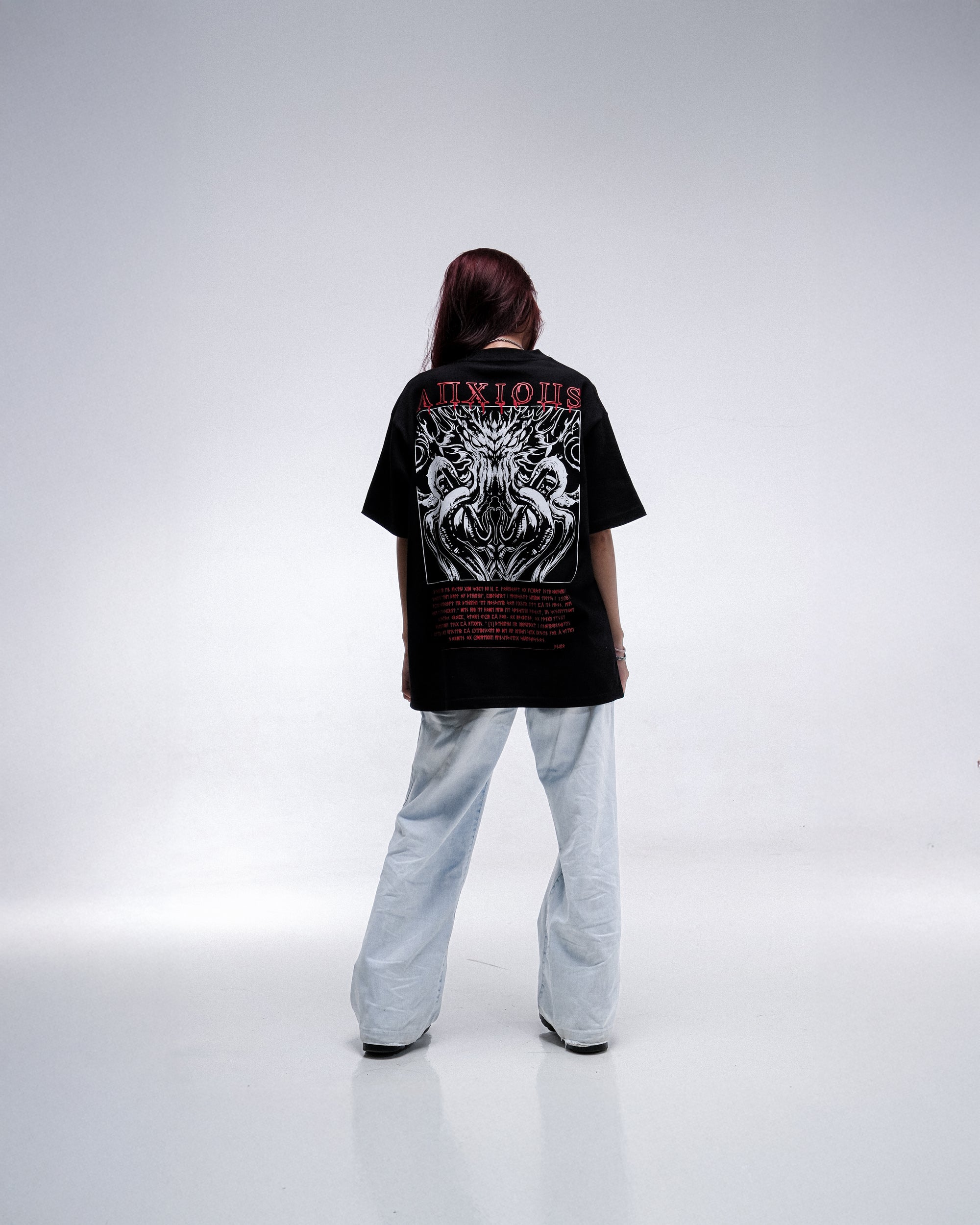 Kraken - Oversized Tshirt Black