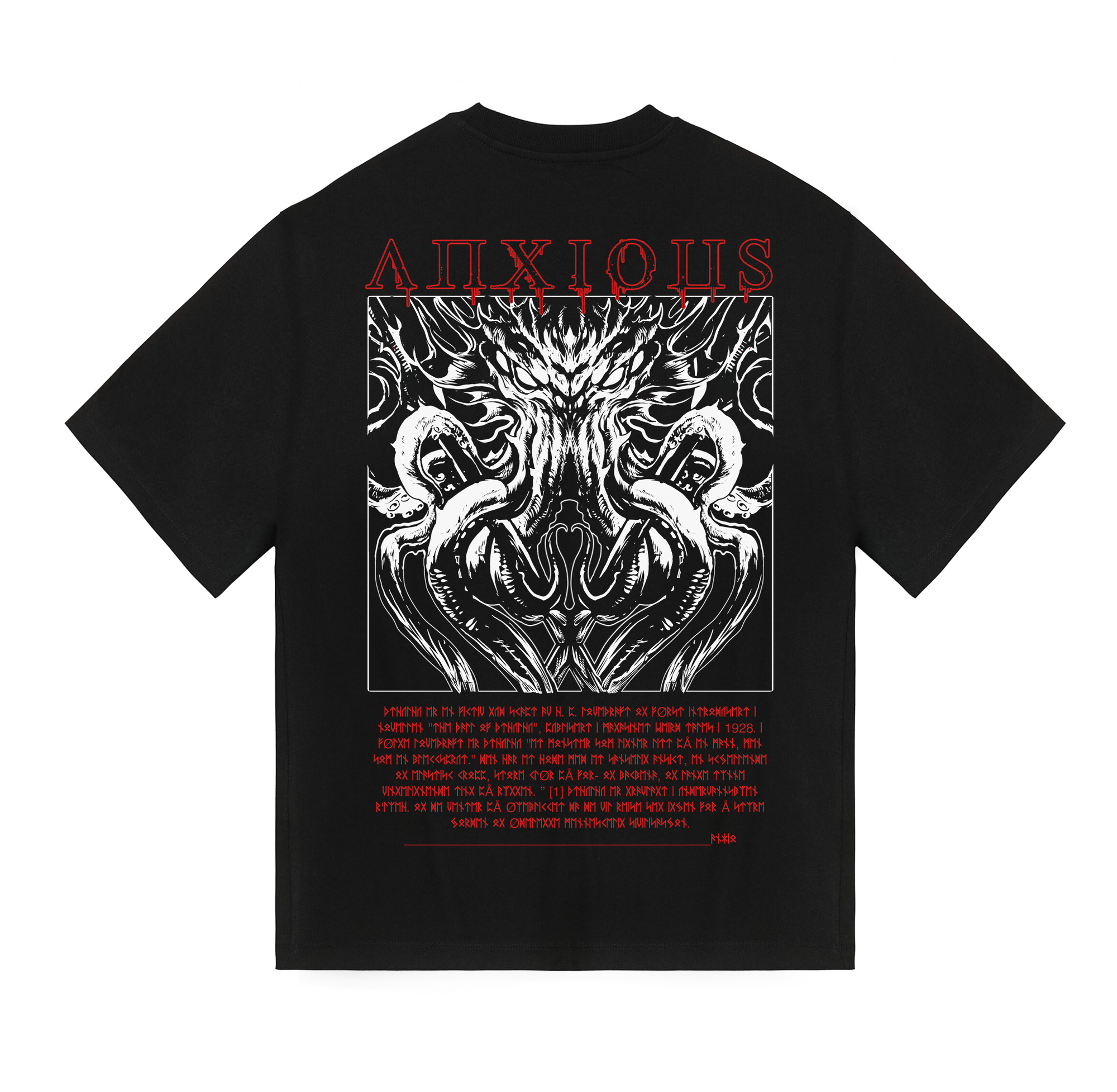 Kraken - Oversized Tshirt Black