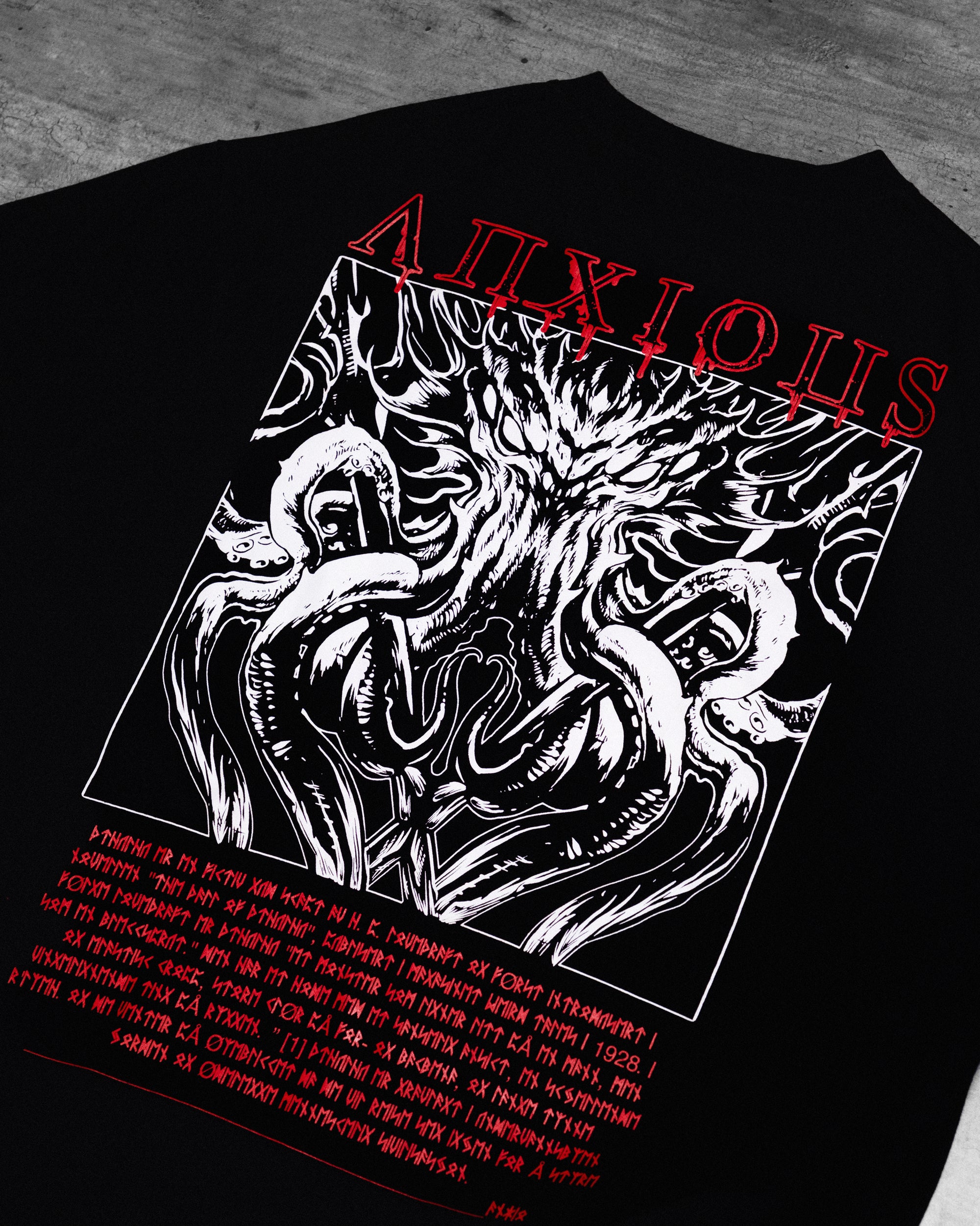 Kraken - Oversized Tshirt Black