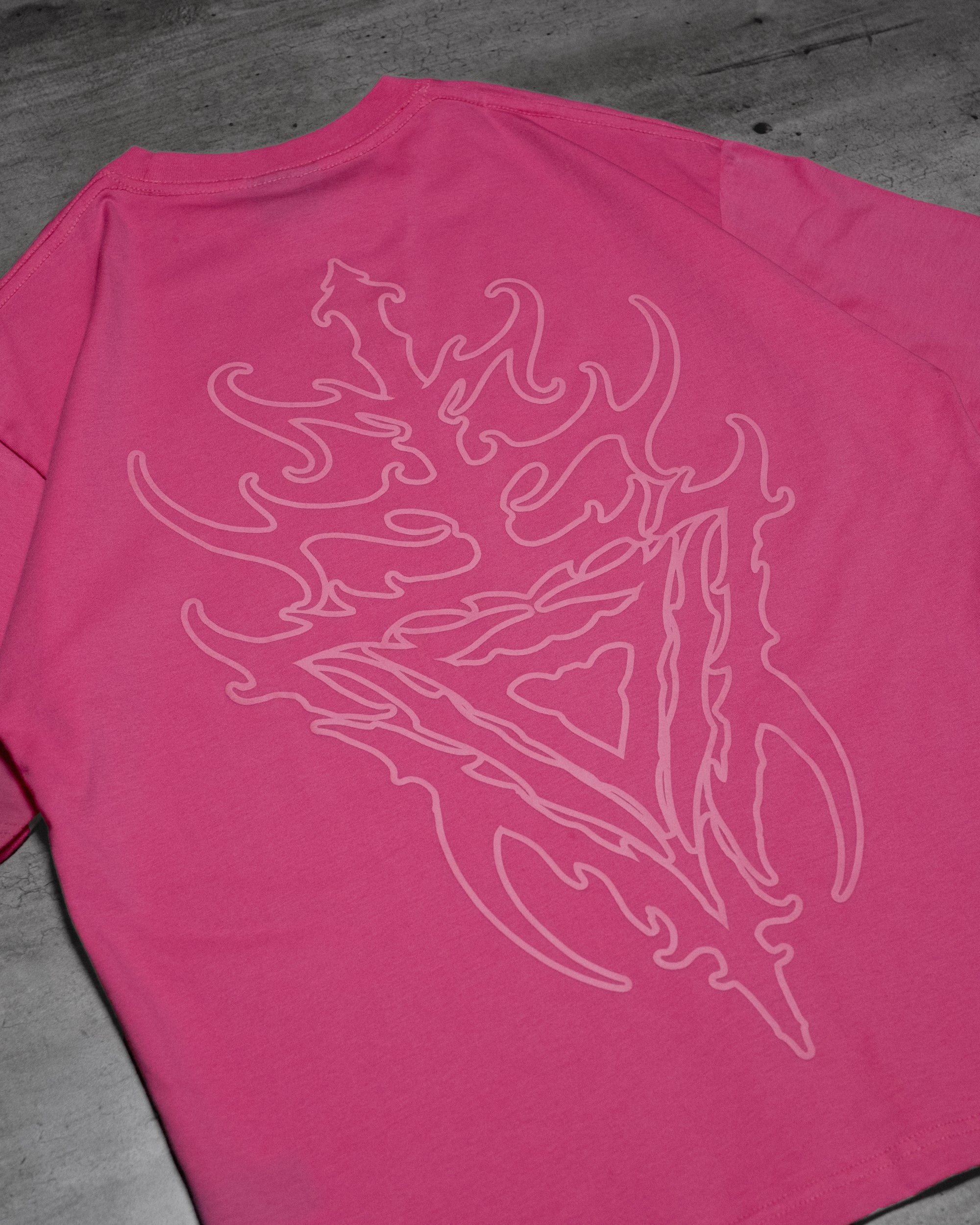 Rosethorn - Oversized Tshirt Bubble Gum Pink
