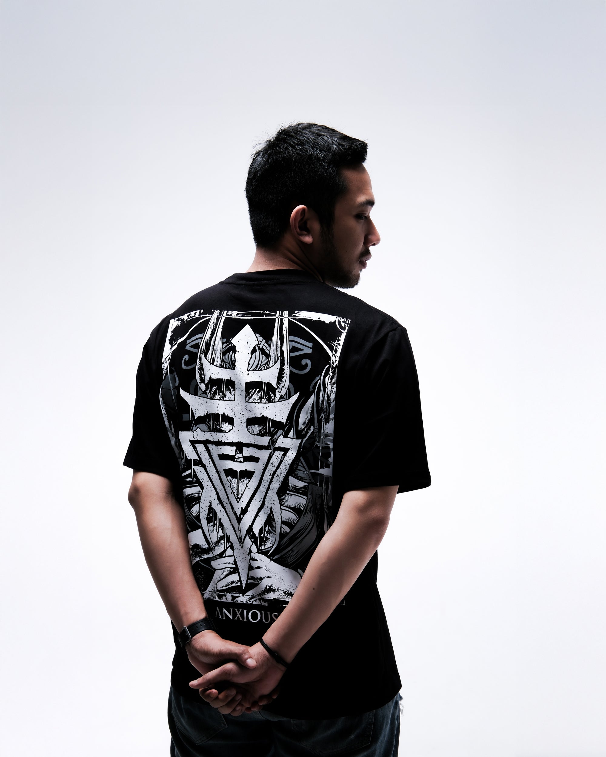 Anubis II - Oversized Tshirt Black