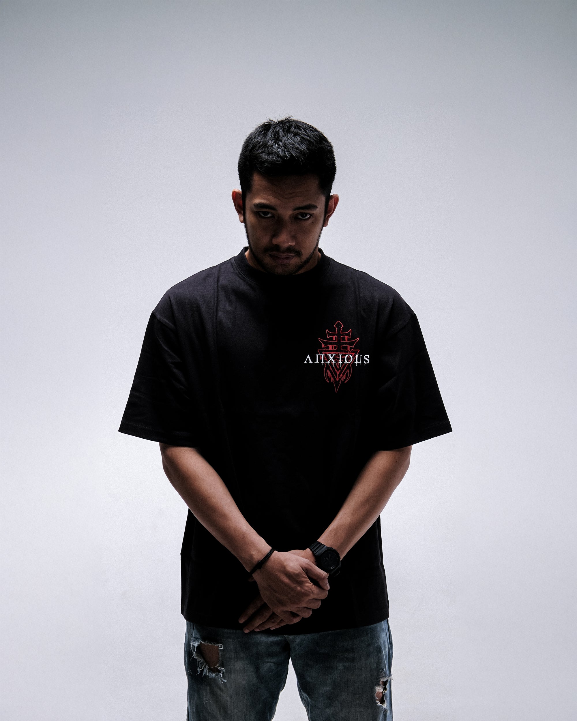 Kraken - Oversized Tshirt Black
