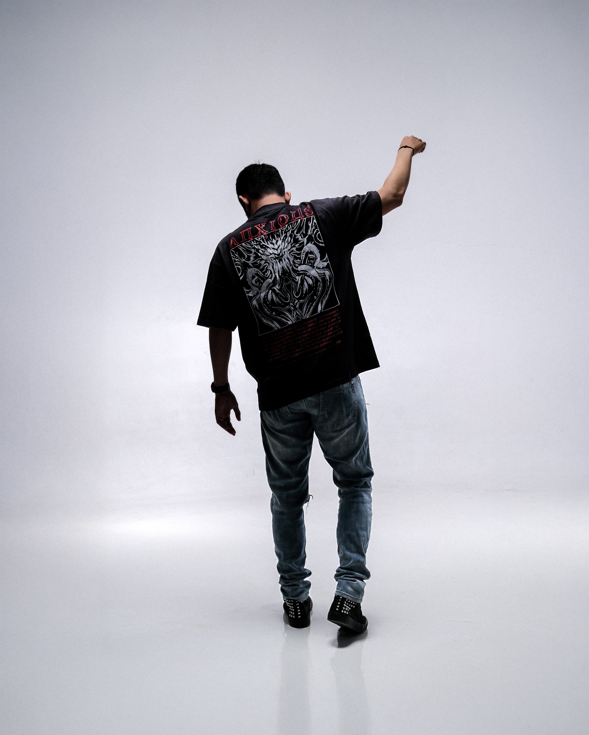 Kraken - Oversized Tshirt Black