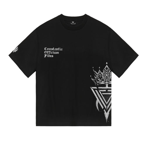 Crown - Oversized Tshirt Black